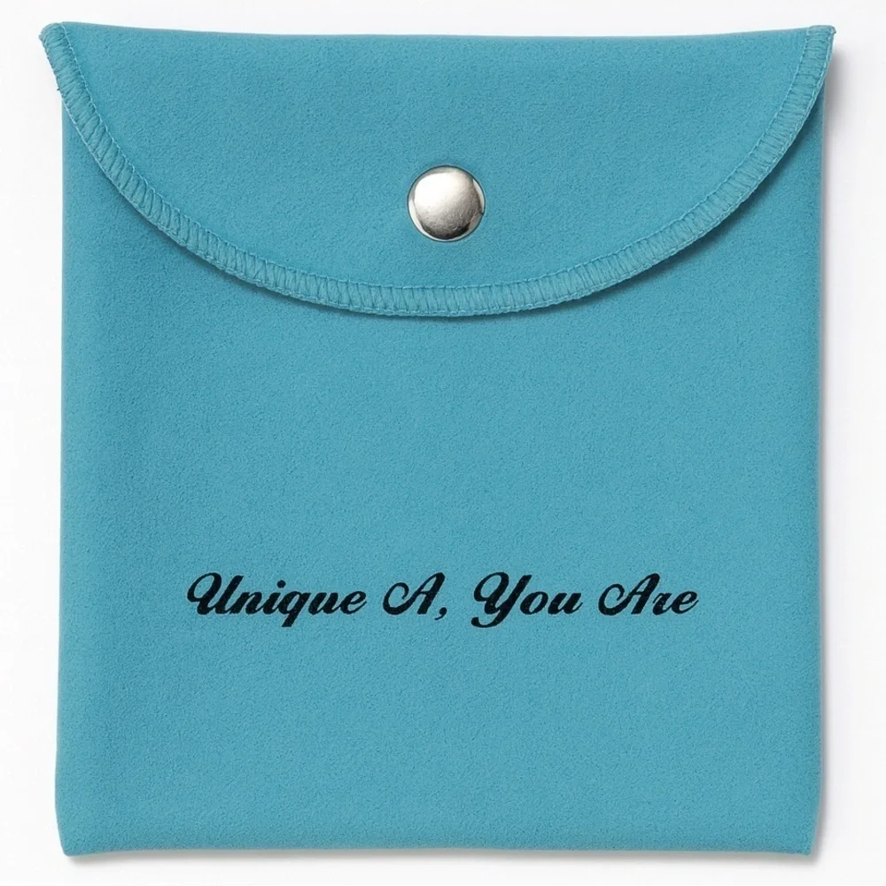 Unique A, You Are Blue Jewelry Pouch